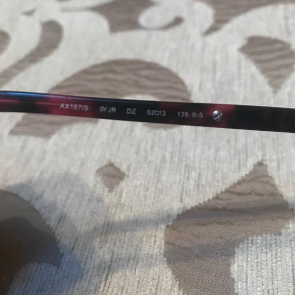 Armani Exchange purple aviator sunglasses - Picture 4 of 11